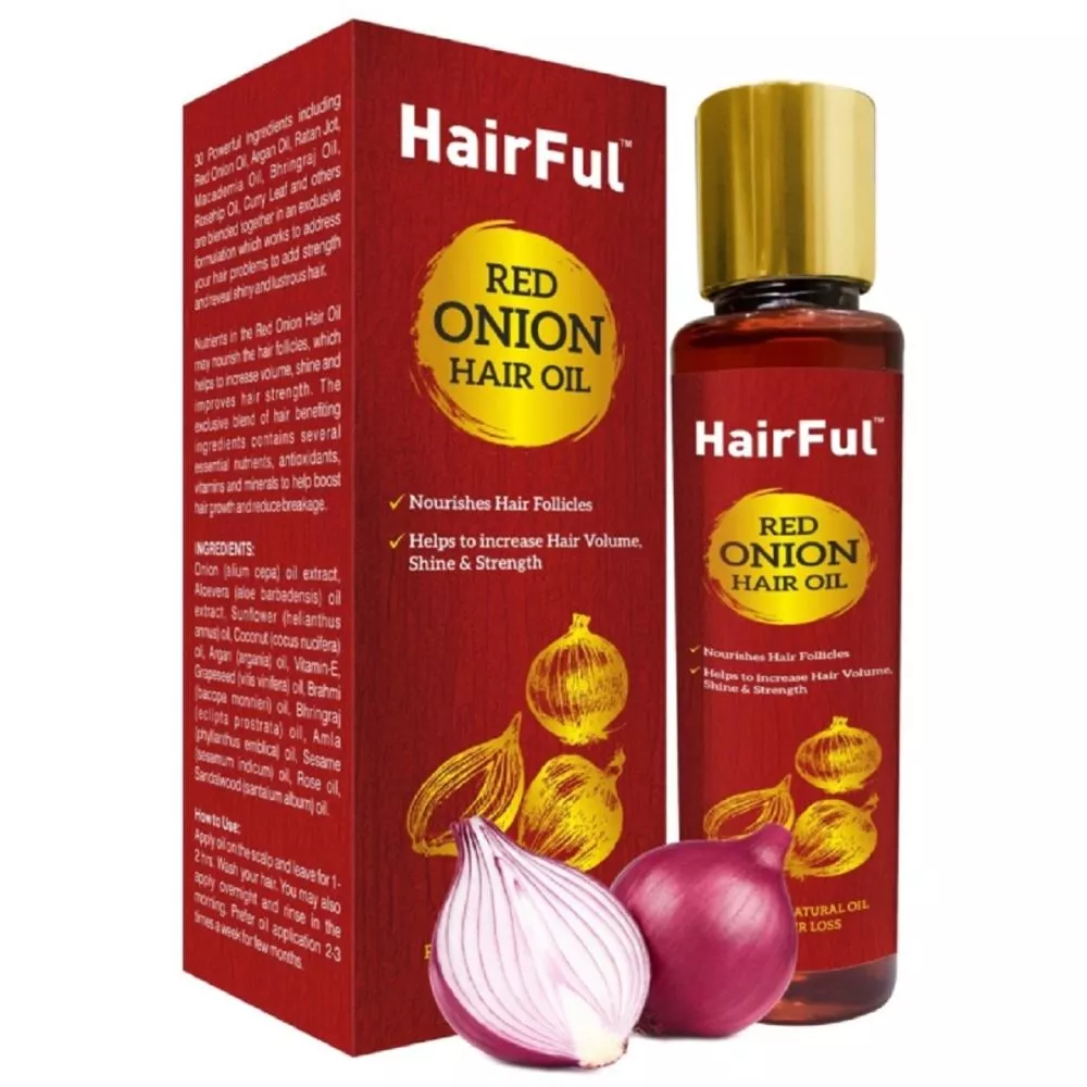 Buy Neva Healthcare Hairful Red Onion Hair Oil Online  11 Off   Healthmugcom