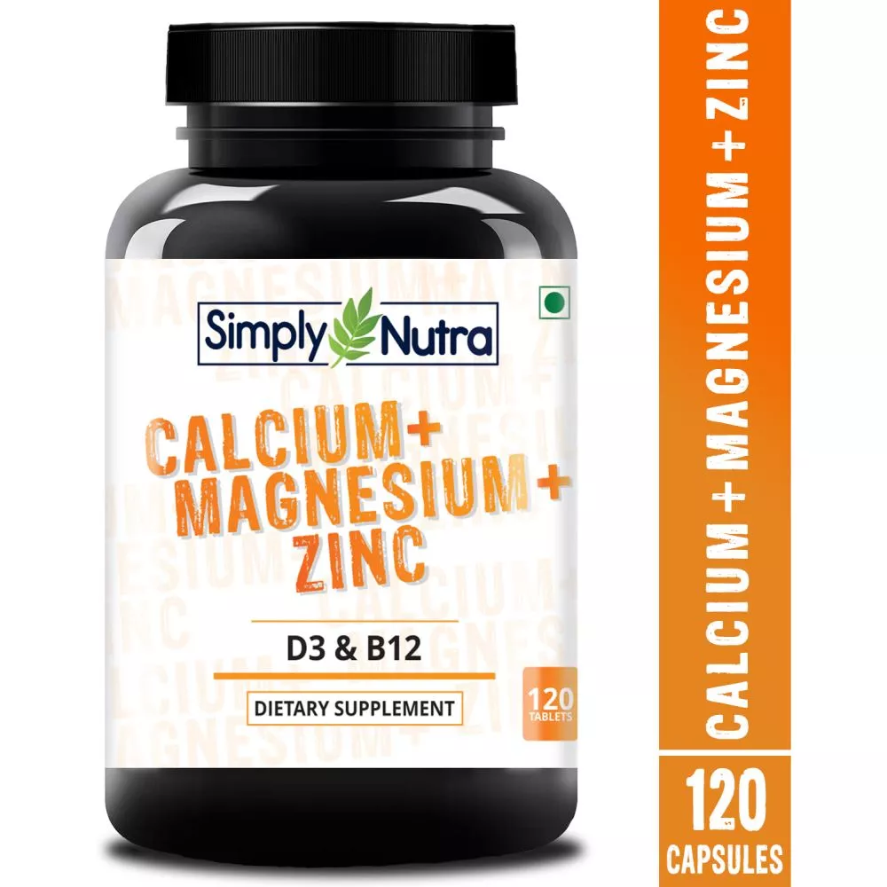 Simply Nutra Calcium, Magnesium, Zinc, D3 & B12 Tablets (120tab) Buy