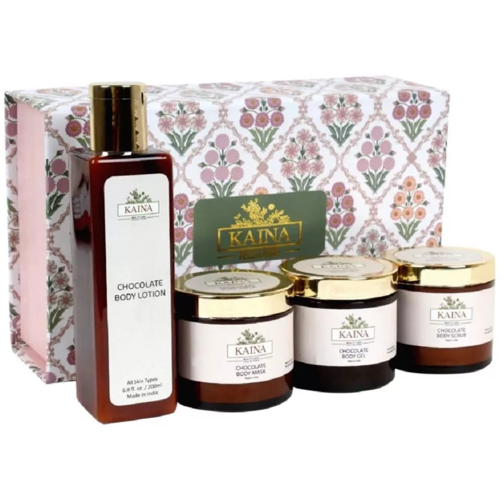 Buy Kaina Skincare Chocolate Body Polishing Kit Set Of 4 Online 20