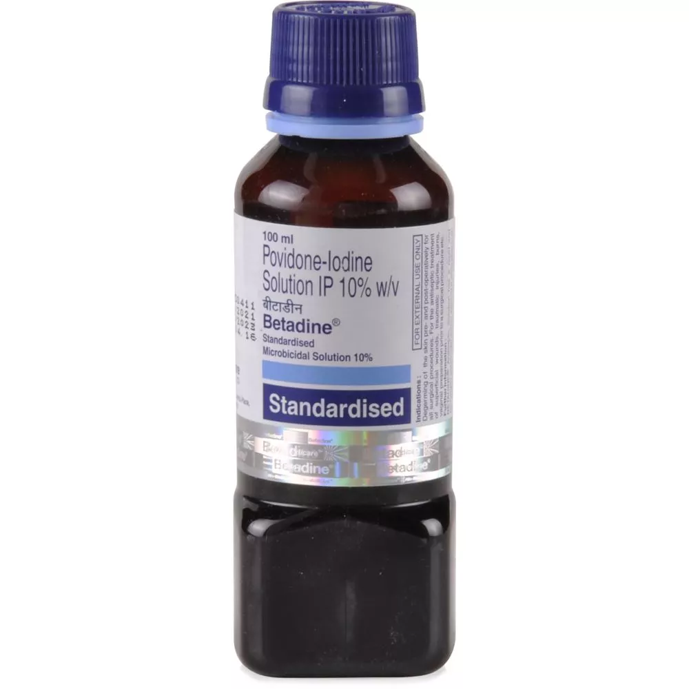 Betadine Solution (10%w/v) (100ml) | Buy on Healthmug