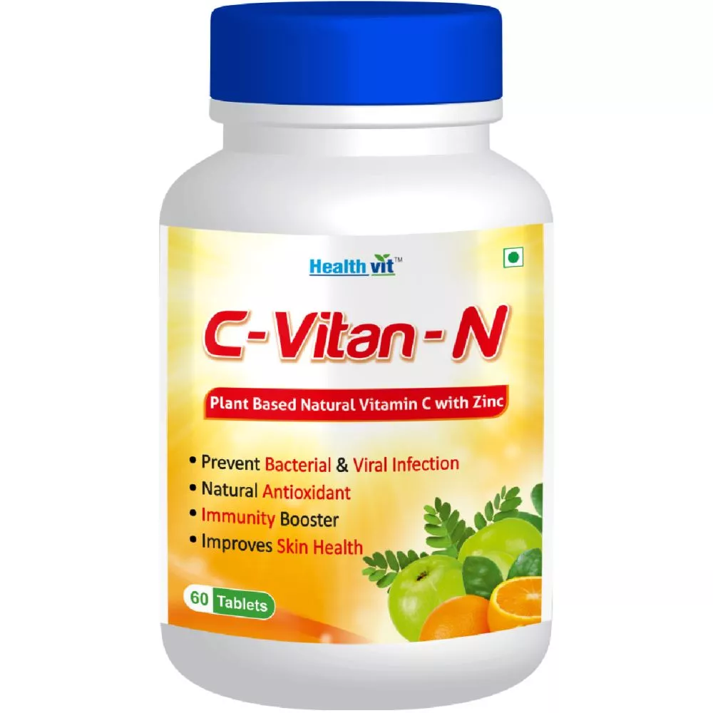 Healthvit C Vitan N Natural Vitamin C And Zinc Tablets 1000mg 60tab Buy On Healthmug