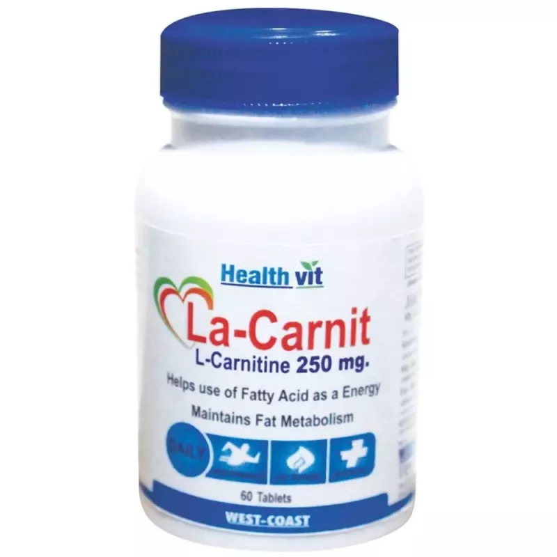 Buy Healthvit La-Carnit L-Carnitine 250Mg Aminos - 10% Off! | Healthmug