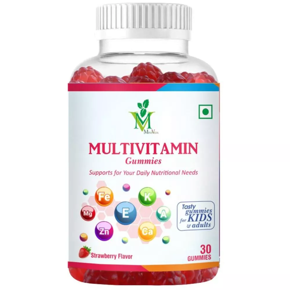 Mint Veda Multivitamin Gummies Strawberry Flavor (30pcs) | Buy on Healthmug