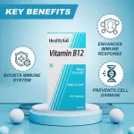 HealthAid Vitamin B12 1000Mcg Mega Strength Tablets (60tab)