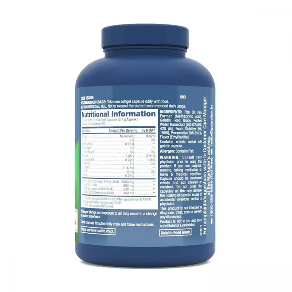 GNC Fish Oil (60Softgel)