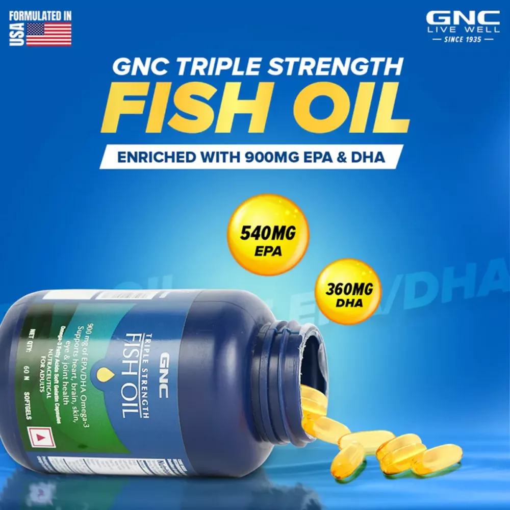 GNC Fish Oil (60Softgel)