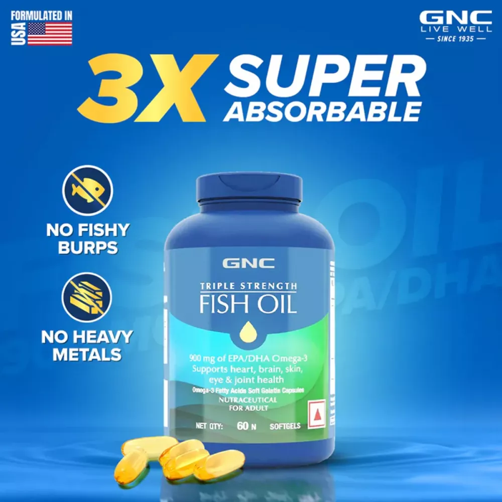 GNC Fish Oil (60Softgel)