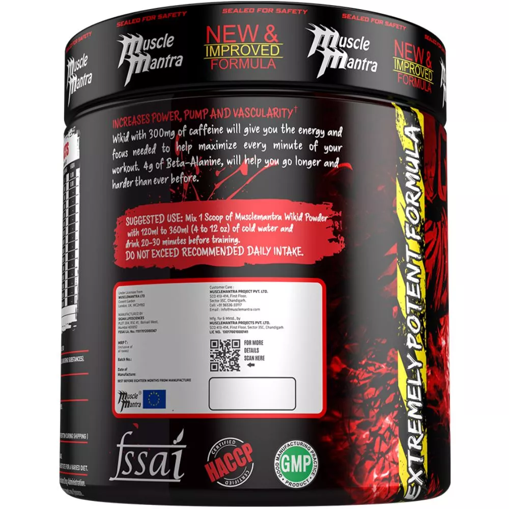 Muscle Mantra Wikid 2.0 Preworkout Pineapple (300g)