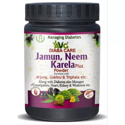 AVG Jamun Neem Karela Plus Powder (200g)