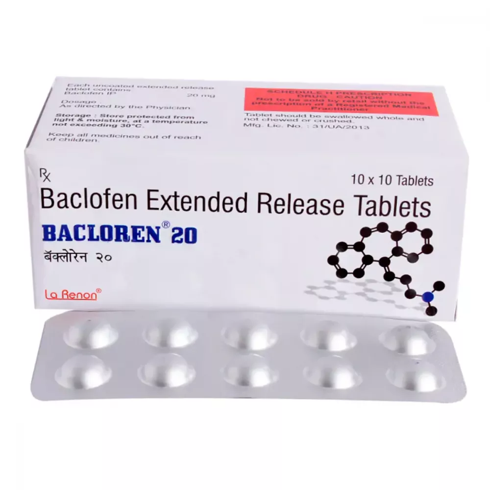 Baclofen pill price