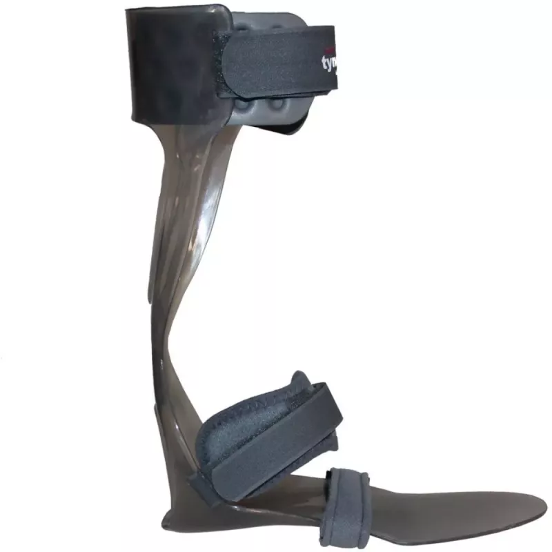 Buy TYNOR Foot Drop Splint, Grey, Right, Large, 1 Unit Online at