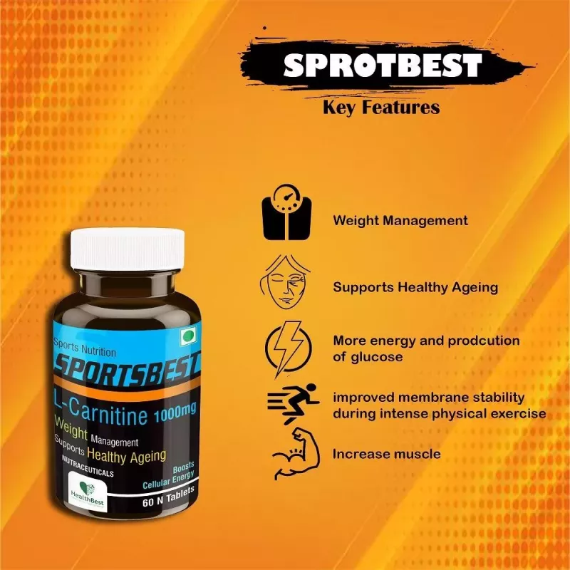 como usar l carnitina inyectable Buy HealthBest Sportsbest L-Carnitine Supplement 1000Mg Online - 10% Off!