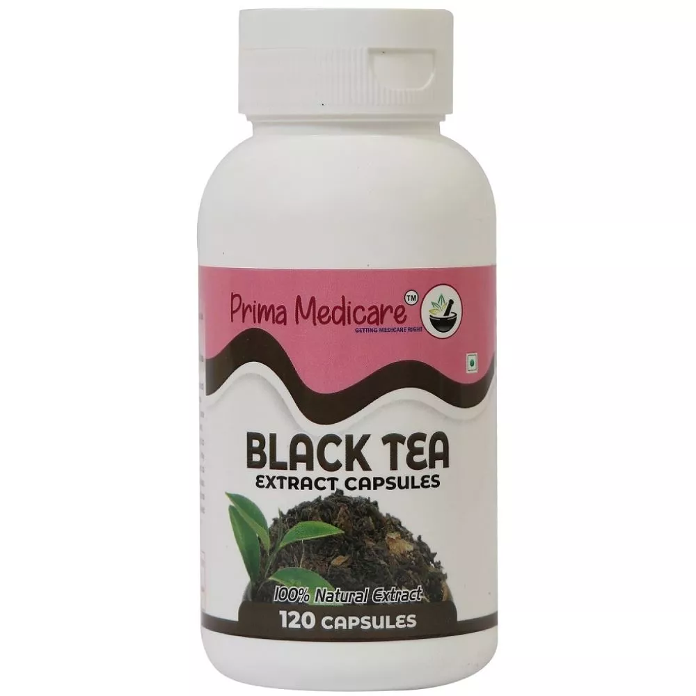 Prima Medicare Black Tea Extract Capsules (120caps) Buy on Healthmug
