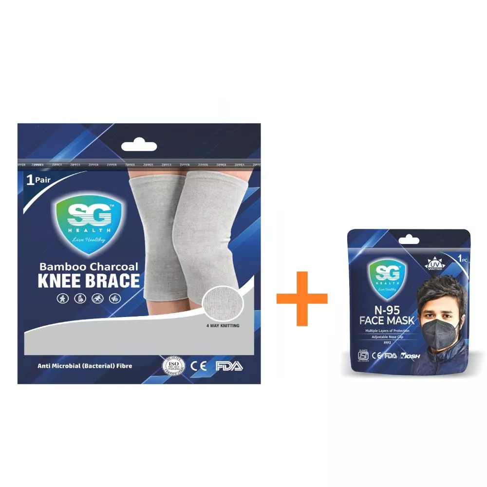 Buy SG Health Bamboo Charcoal Knee Brace Online - 10% Off!