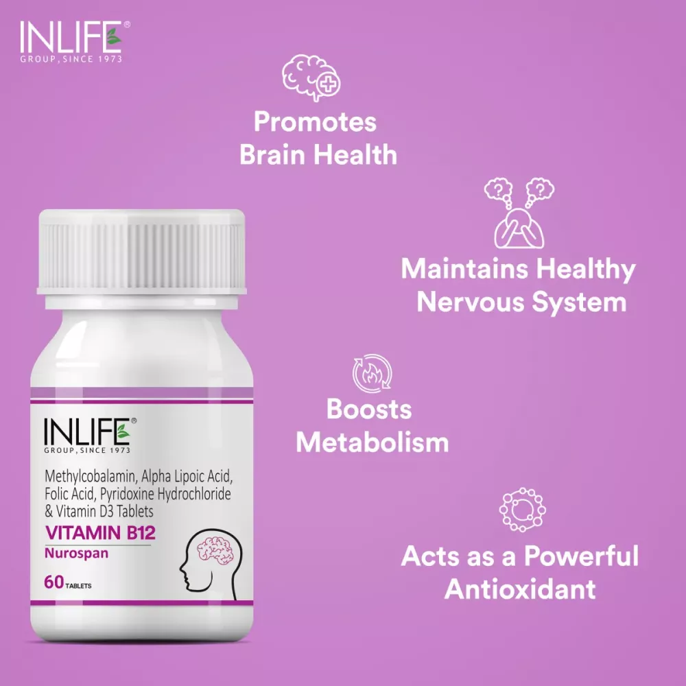 Inlife Vitamin B12 Nurospan Tablets (60tab)