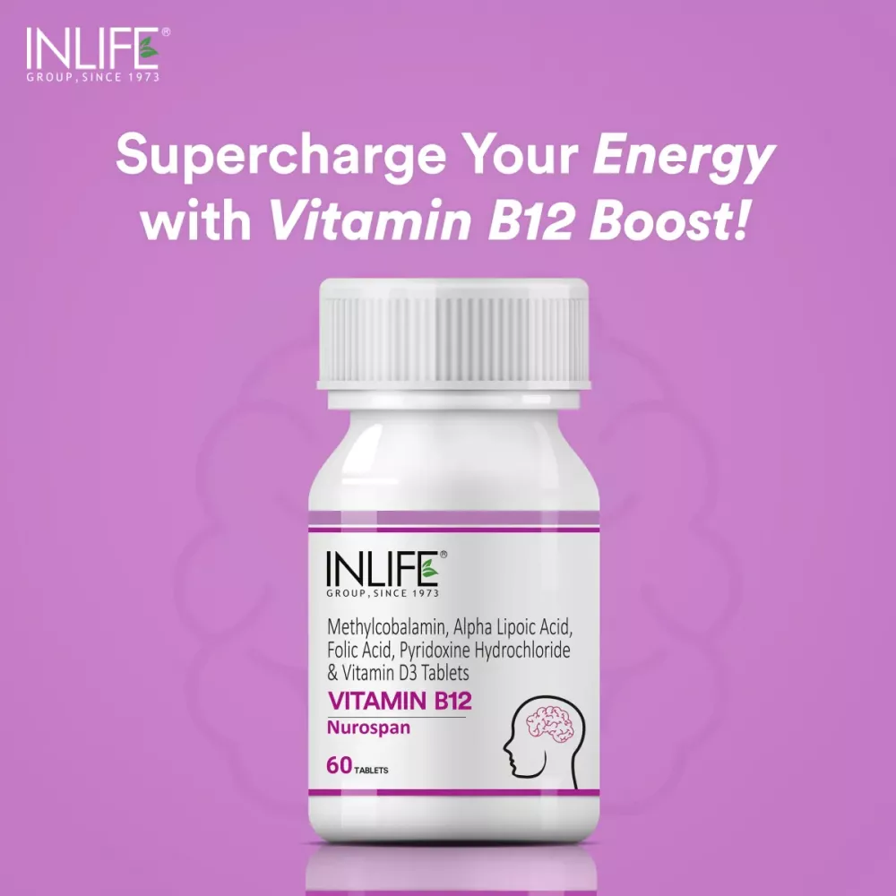 Inlife Vitamin B12 Nurospan Tablets (60tab)