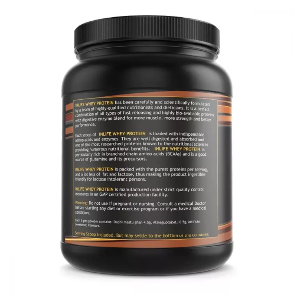 Inlife Whey Protein Isolate Concentrate & Hydrolysate Powder Vanilla (400g)