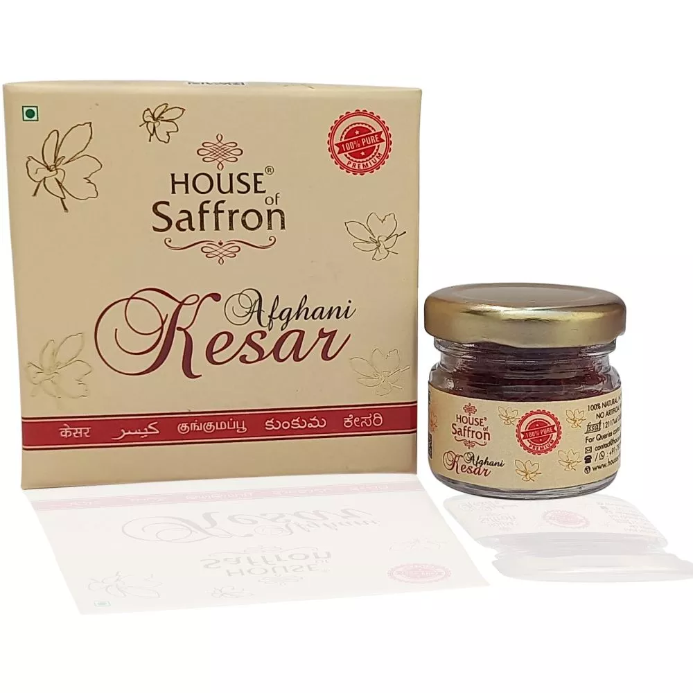 House of Saffron Afghani Super Negin Kesar Saffron (1g) Buy on Healthmug