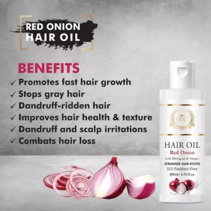 RED ONION, ALMOND HAIR OIL 100ml – Glowup