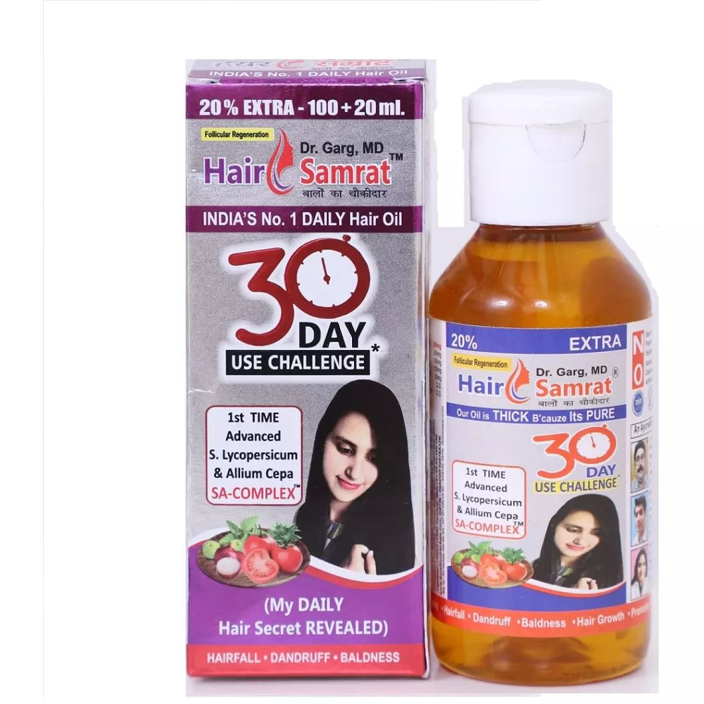 Buy Sure Shot Herbals Hair Samrat Oil Online - 15% Off! 