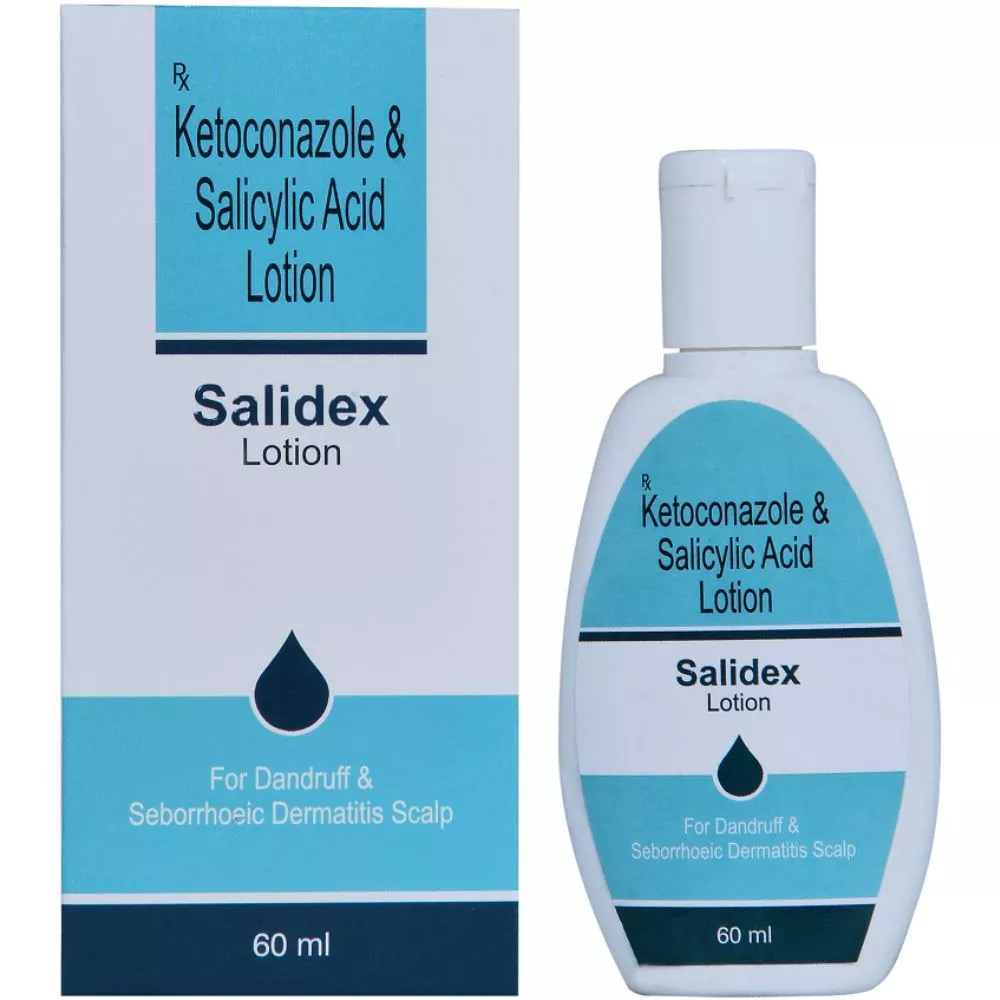 Buy Salidex Ketoconazole & Salicylic Acid Lotion Online - 5% Off! |  