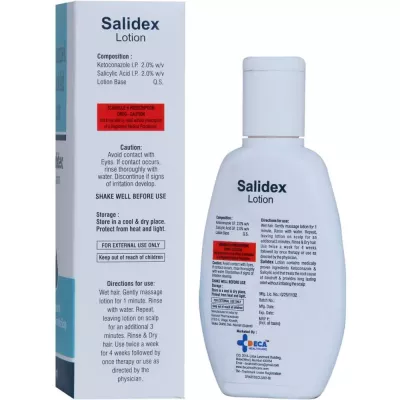 Buy Salidex Ketoconazole & Salicylic Acid Lotion Online - 5% Off! |  