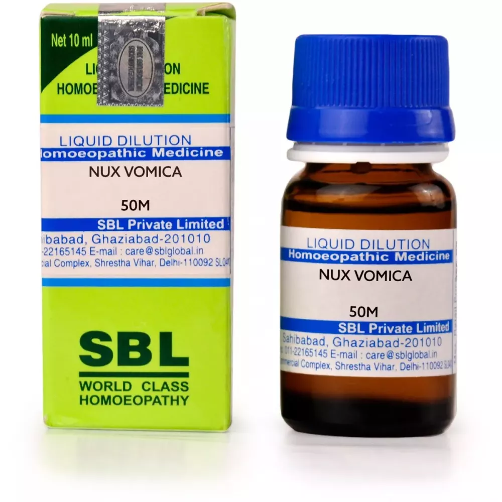 SBL Nux Vomica Dilution Toutes Puissances (30ml) & (10ml)| vente Puissance au choix