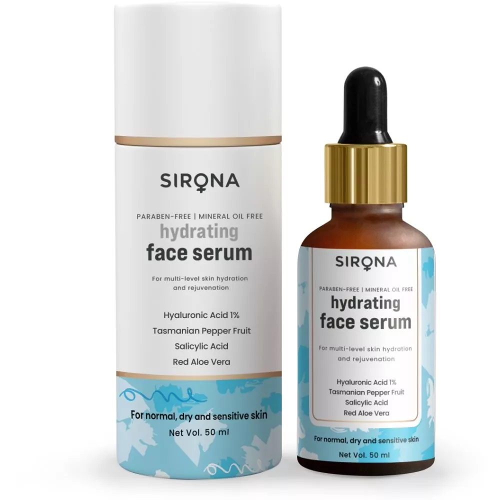 Sirona Hydrating Face Serum (50ml) | Buy on Healthmug