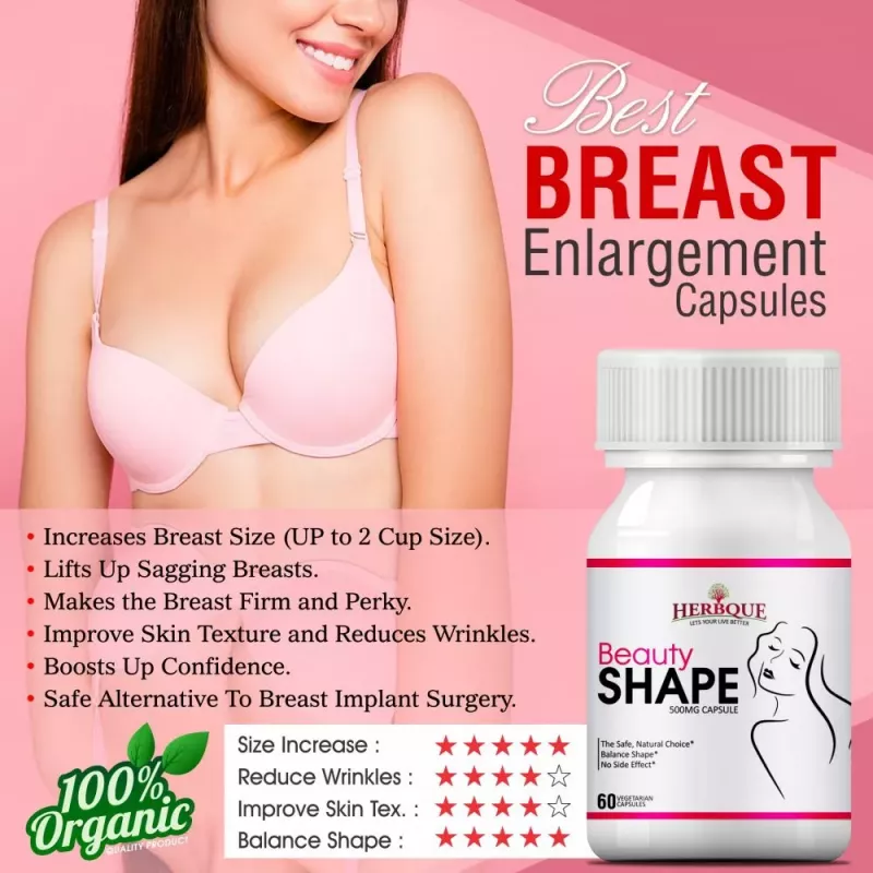 Increase Breast Size with Breast Enhancement Capsule