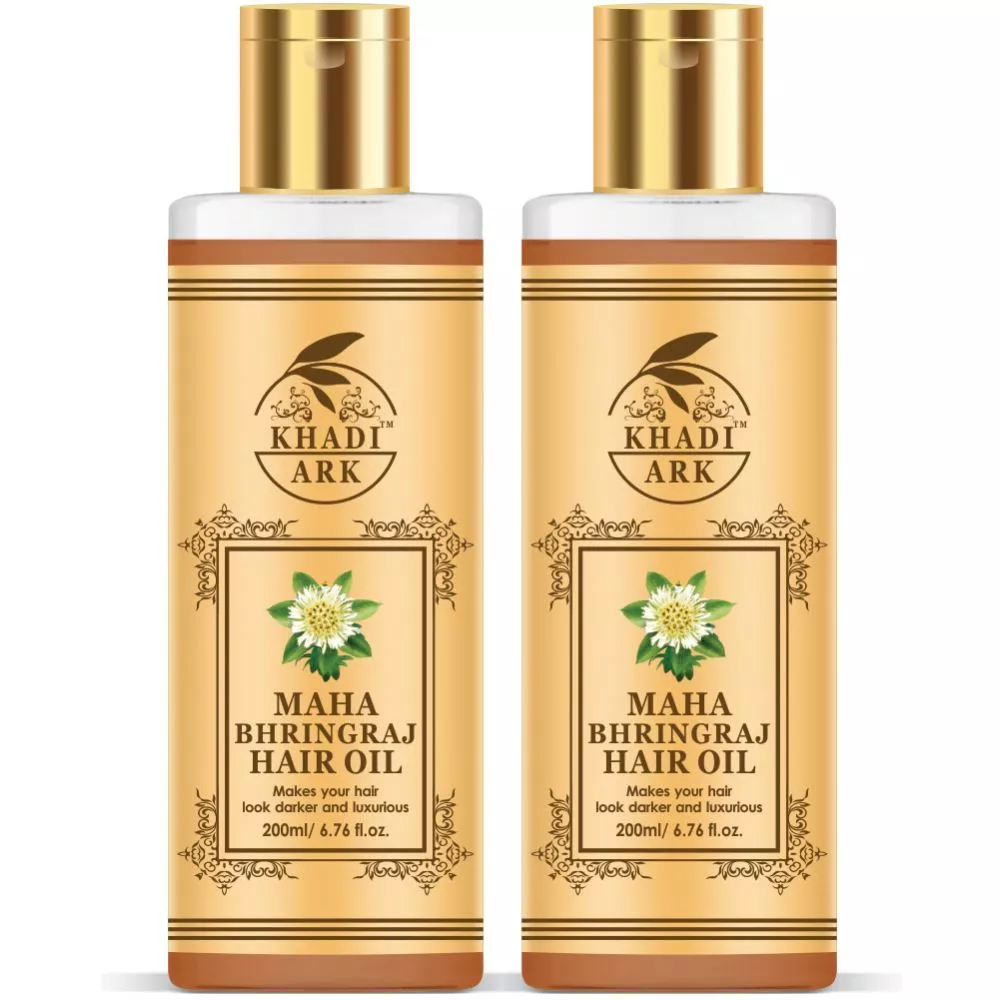 Buy Khadi Ark Maha Bhringraj Hair Oil Online - 45% Off! 