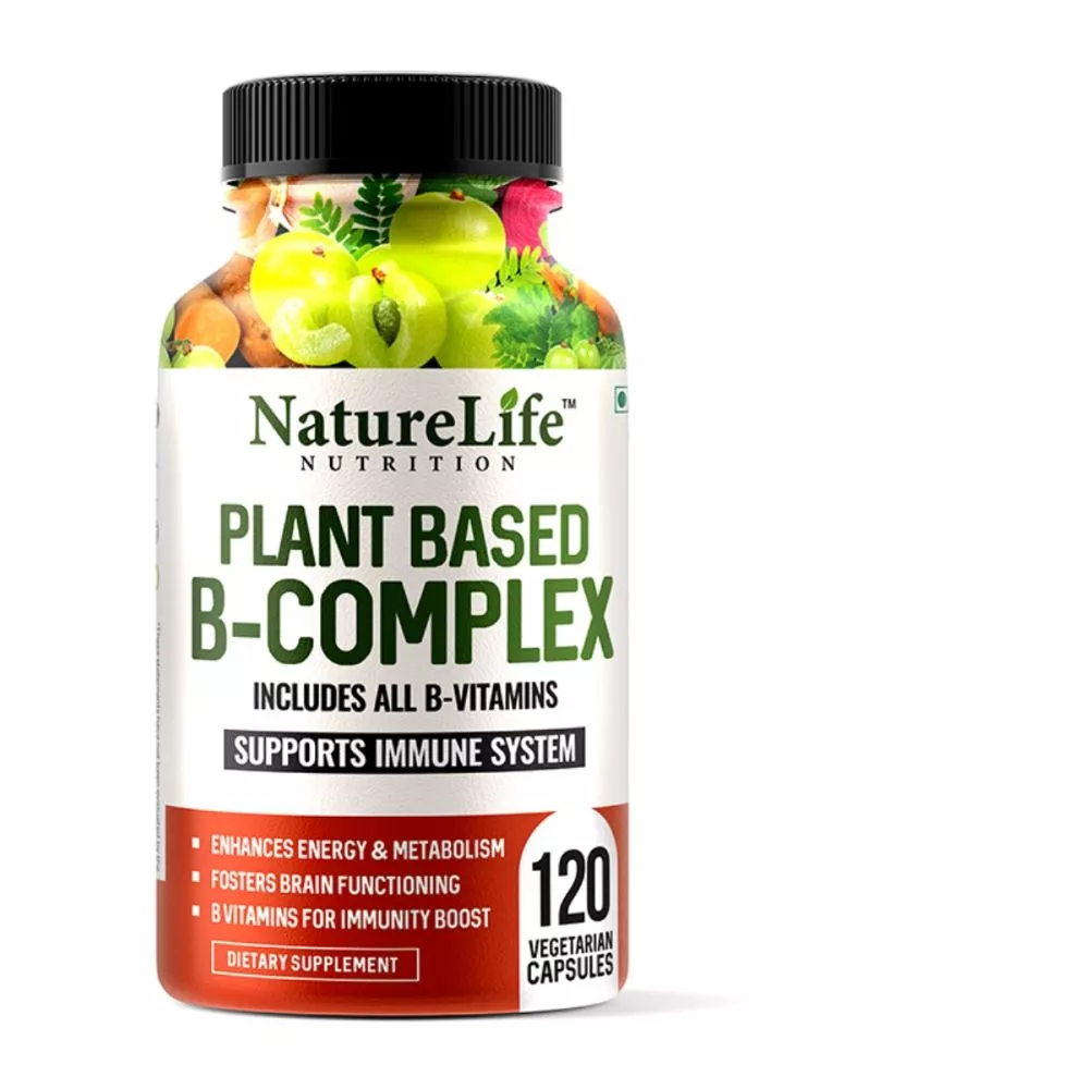 Naturelife Nutrition Plant Based B Complex Veg Capsules (120caps) | Buy ...