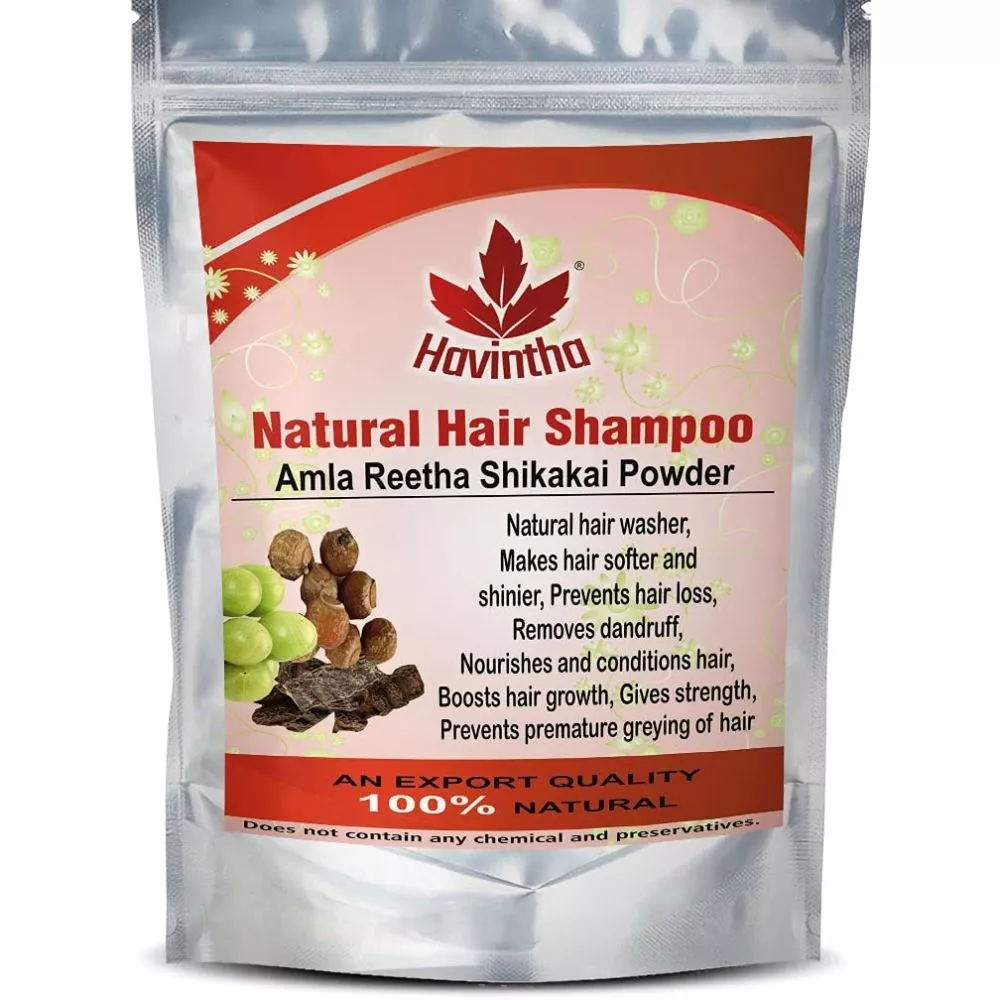 Buy Natural Hair Shampoo (Amla, Reetha And Powder) Online 21% Off! | Healthmug.com