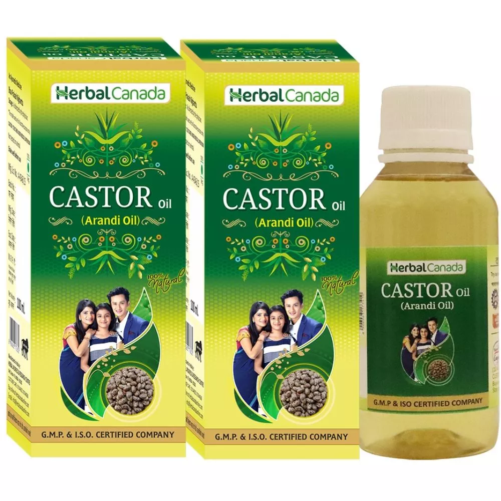 Buy Herbal Canada Castor Arandi Oil Online - 24% Off! | Healthmug.com
