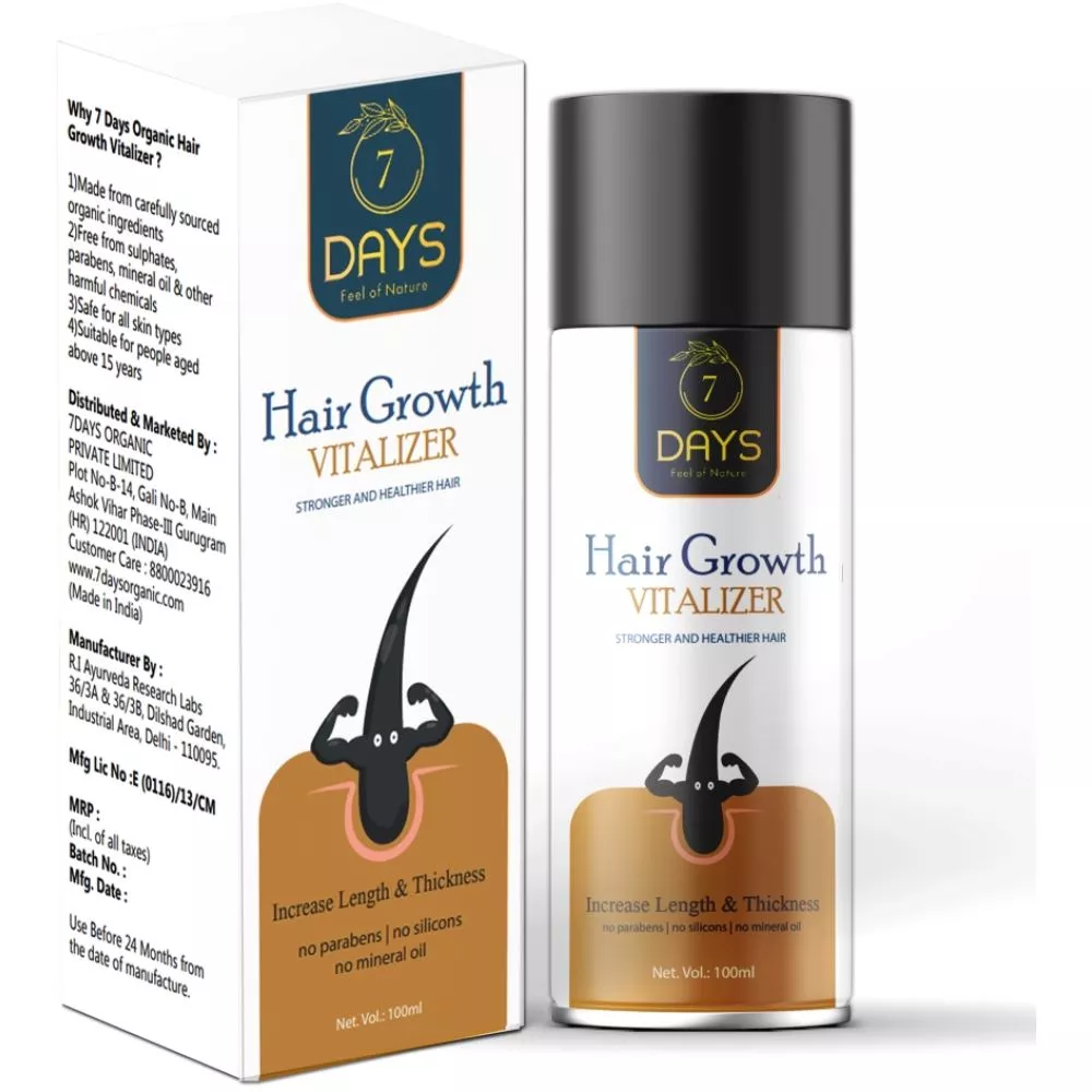 Buy 7 Days Hair Growth Vitalizer Online - 61% Off! Buy 7 Days Hair Growth Vitalizer Online - 61% Off!
