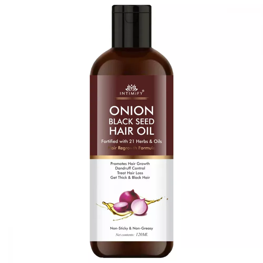Buy Intimify Onion Black Seed Hair Oil Online - 55% Off! 