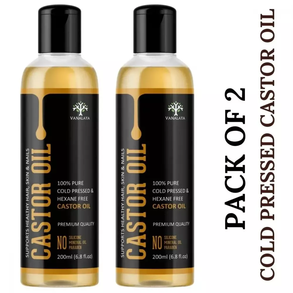 Organic Castor Oil for Hair Skin and Nails (2oz) | Live Fraiche