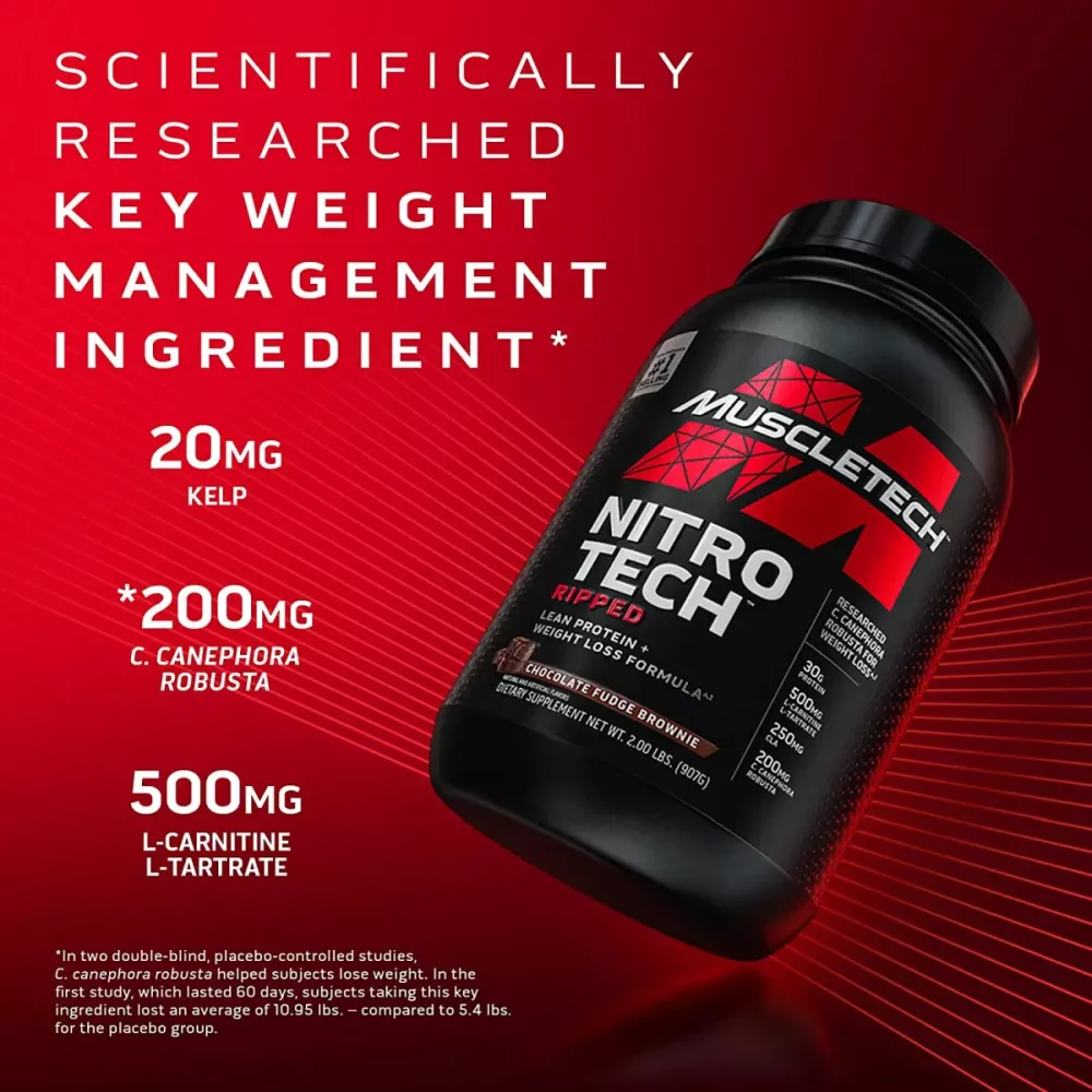 Muscletech Nitrotech Ripped Chocolate Fudge Brownie (4lb)