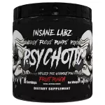Insane Labz Psychotic Black Pre Workout Fruit Punch (35Serving)