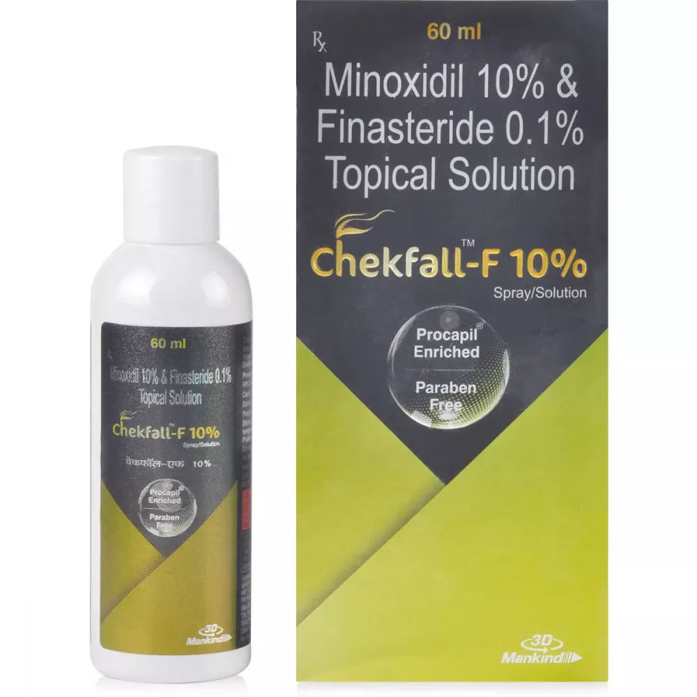 ChekfallF Spray Solution  60ml  5ML  We care for your Health  Beauty