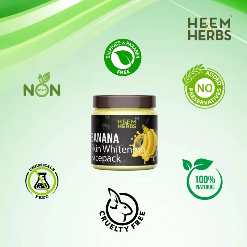 Buy Heem Herbs Banana Skin Whitening Facepack Online 25 Off