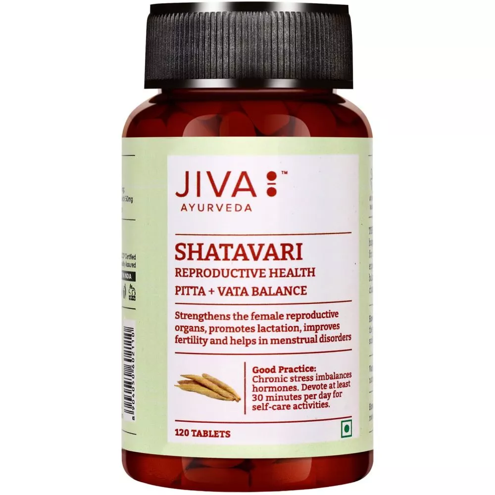 Buy Jiva Ayurveda Shatavari Tablets Medicines 5 Off!
