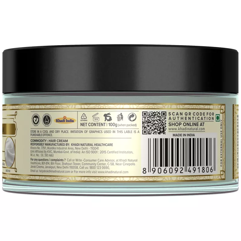 White Khadi Protein Hair Cream 100g For Personal Jar