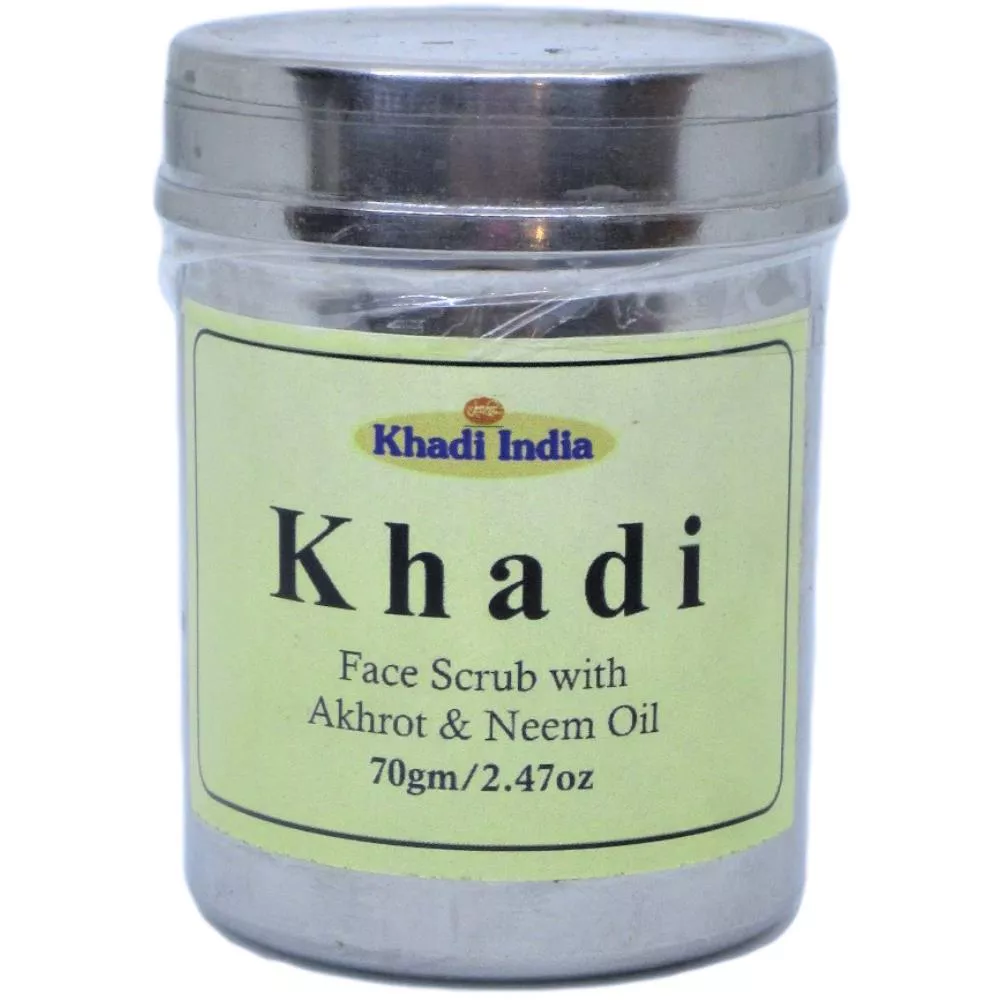 Buy Khadi Akhrot and Neem Oil Face Scrub Online 30 Off!