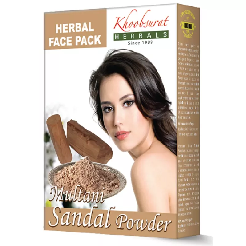 Rosa Sandal Face Pack 100g+ Face Pack Brush+ Rosa Herbal Astringent Lotion  100ml Pack Of 3pcs