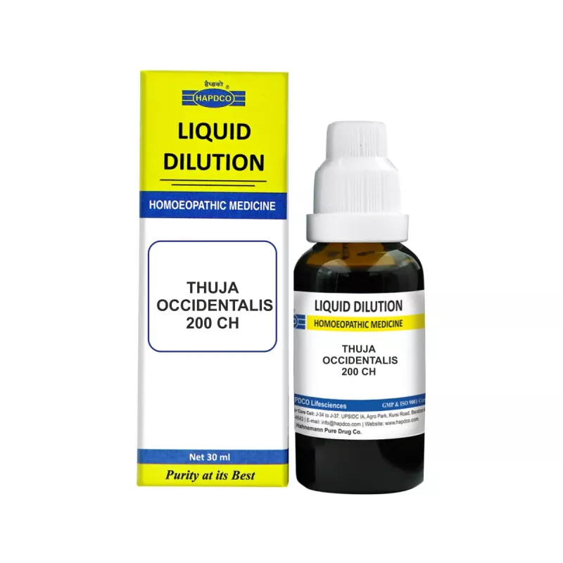 Buy HAPDCO Thuja Occidentalis Homeopathic Dilutions Online - 32% Off! |  Healthmug