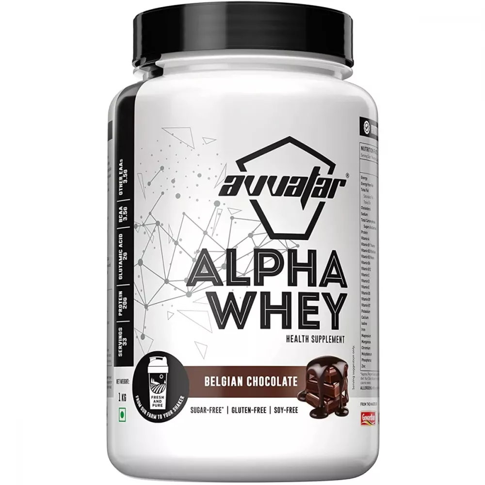 Avvatar Alpha Whey Belgian Chocolate (1kg)