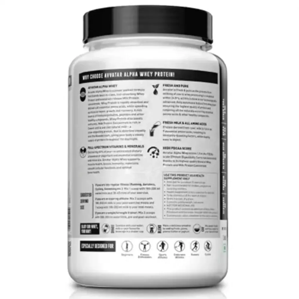 Avvatar Alpha Whey Belgian Chocolate (1kg)