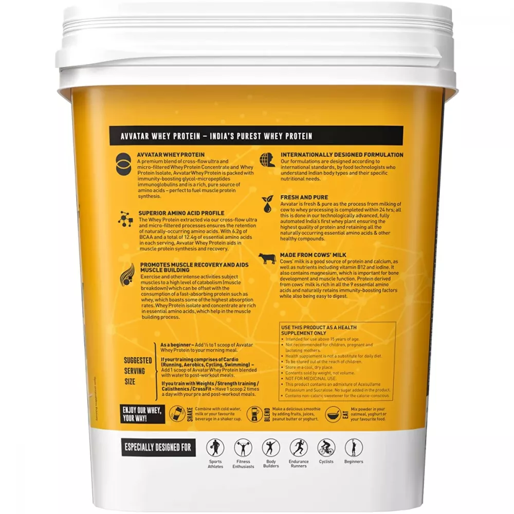 Avvatar Whey Protein Malai Kulfi (4kg)