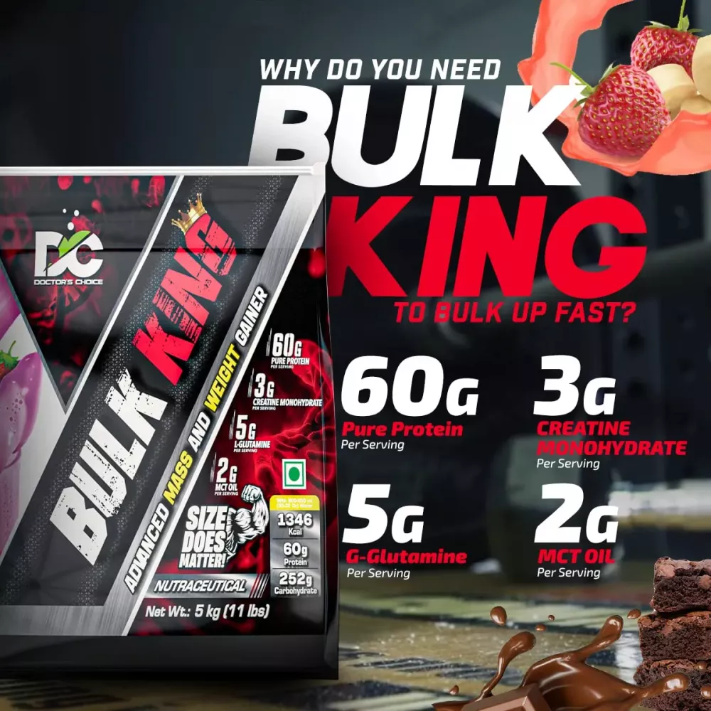 Doctor's Choice Bulk King Strawberry & Banana (5kg)