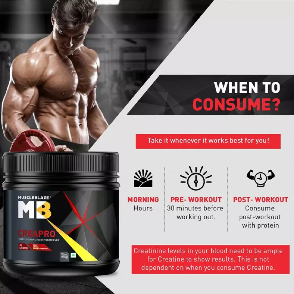 Muscleblaze Creapro Unflavored (250g)